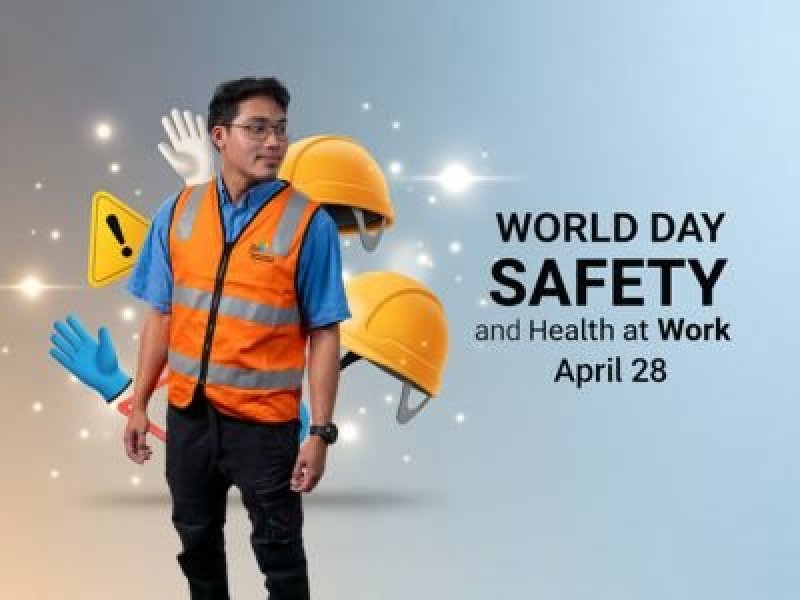 World Day for Safety and Health at Work April 28 promoting safe and healthy working environments and workplace safety awareness in Australia